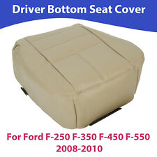 For 08-10 Ford F250 F350 F450 F550 Lariat Driver Bottom Seat Cover Tan