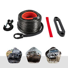 38x100 Synthetic Winch Rope Whook For 4wd Off-road Vehicle Truck Atv Utv Suv