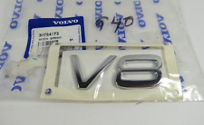 07-10 Volvo S80 V8 Emblem Rear Trunk Chrome Badge Nameplate Logo Genuine Oem