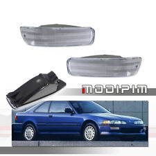 Clear Front Bumper Turn Signal Lights For 92-93 Acura Integra Rs Gs Ls Gsr