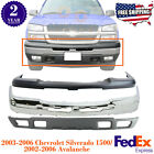 Front Chrome Bumper Replacement Kit For 2003-2006 Chevy Silverado 1500 Avalanche