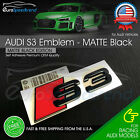 Audi S3 Matte Black Emblem 3d Badge Rear Trunk Lid For S Line Logo Nameplate Oem