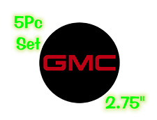 Gmc Solid Logo Wheel Center Cap 2.75 Overlay Decals Choose Ur Colors 5 In A Set