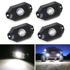 White 3-cree 9w High Power Led Rock Light Kit For Jeep Truck Suv Off-road Boat