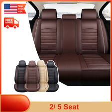 Car Seat Covers 2 Frontfull Set Front Back Cushion Pu Leather For Audi