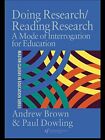 Doing Researchreading Research A Mode Of Interro... By Dowling Paul Paperback
