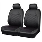 For Ford Car Front Seat Covers 2-seats Deluxe Pu Leather Pad Protectors Full Set