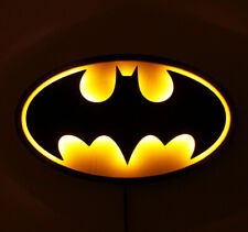 The Batman Bat Logo Led Night Light Atmosphere Kids Bedroom Wireless Remote Gift