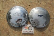 1935 1936 Chevy Master Deluxe Accessory Wire Wheel Poverty Hubcaps Pair Of 2