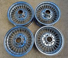 Cadillac Wire Spoke Wheels 1977-1993 Coupe Deville Fleetwood Brougham
