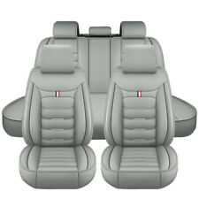 Leather Car Seat Covers 5 Seats For Ford F-150 Crew Cab 2009-2023 Pickup 4-door