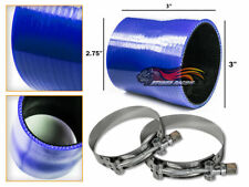 Blue Silicone Reducer Coupler Hose 3-2.75 76 Mm-70 Mm T-bolt Clamps Fd