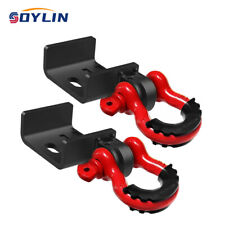 88711 Front Demon Tow Hook Brackets D-ring Shackles For 2009-2022 Toyota Tacoma