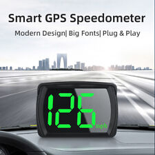Smart Car Digital Gps Speedometer Hud Head Up Display Mph Speed Hd Universal Abs