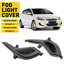 Front Bumper Insert Fog Light Cover Leftright Fits For 2012-2017 Hyundai Accent