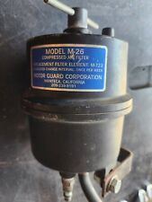 Model M-26 Compressed Air Filter Motor Guard Corp W Gauge Quick Connect Hose