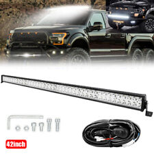 42inch Led Light Bar Spot Flood Combo Off Road Driving Suv Truck Wiring 40 Drl