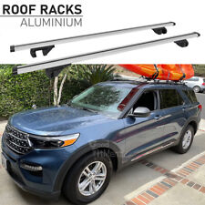 For 20-23 Ford Explorer 54 Aluminum Roof Rack Cross Bars Luggage Cargo Carrier