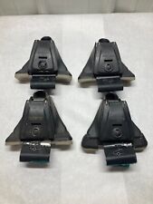 Set Of 4 - Yakima Q-towers Roof Rack Towers For Round Bars With Pads No Locks