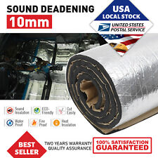 80x 39 Thermal Sound Deadener Car Heat Shield Insulation Noise Reduce Mat 10mm