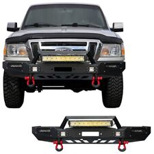 Front Bumper Fits 1998-2011 Ford Ranger With Winch Plate And Led Lights