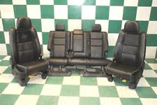 11 Grand Cherokee Black Overland Heated Cooled Dual Power Bucket Seats Backseat
