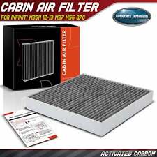 Cabin Air Filter With Activated Carbon For Infiniti M35h M37 M56 Q70 Q70l Front