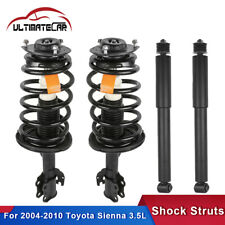 Set 4 Complete Struts Shock Absorbers For 2004-2010 Toyota Sienna Frontrear