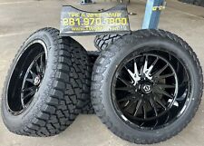 22x12 Tis 547 Gloss Black Wheels Rims W 35125022 Tires For Ford F250 8x170