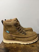 New Twisted X 6 Work Wedge Moc Alloy Safety Toe Brown Boots Mens Sz 13m
