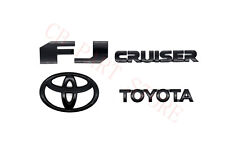 Toyota Fj Cruiser 2007-2015 Rear Door Emblem Logo Badge Nameplate Gloss Black