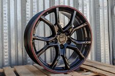 19 Gloss Black Wheels Set 19x8 5x114.3 Et35 64.1 Fit Honda Accord Civic Crv