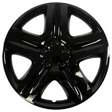 17 Black Set Of 4 Wheel Covers Full Rim Hub Caps Fit R17 Tire Steel Wheels