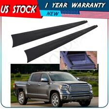 For 2014-2018 Toyota Tundra Short Bed Pair Truck Bed Cap Molding Rail Cover