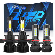 For Dodge Nitro 2007 2008 2009 8000k Combo Led Headlight Fog Light Bulbs Kit