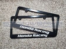 Honda Racing License Plate Frame Racing Jdm Japan Vtec F1 Nsx Type R - Pair