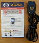  7-day Rental Ross-tech Cable Hexcan Usb Scanner Vcds Vw Audi Rosstech