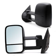 Manual Pair Tow Mirrors For 2007-2013 Chevy Silverado Gmc Sierra 1500 2500 3500
