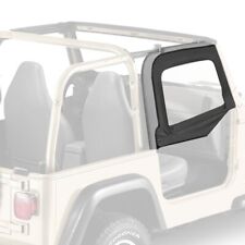 For Jeep Wrangler 97-06 Bestop 51790-35 Black Diamond Fabric Upper Half-door Set