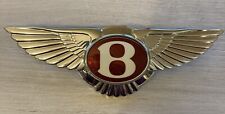 Bentley Continental Gt Gtc Flying Spur Front Emblem Red Oem