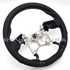 Revesol Black Ring Leather Steering Wheel For 14-21 Toyota Tundra 12-23 Tacoma