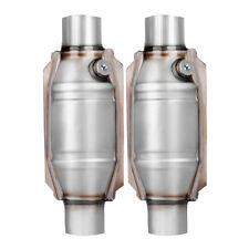 Universal Pair 2 Inletoutlet Catalytic Converter Epa Approved Weld-on