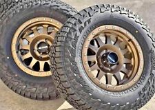 17x8.5 Method Mr304 Bronze Wheels Rims 2657017 At4w Tires Jeep Jk Jl Durango