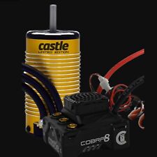 Castle Cobra 8 25.2v Esc With Limited Edition Gold 1515-2200kv V2 Sensored Motor