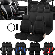 For Honda Accord Civic Car Seat Covers Front Rear Protector Polyester Full Set