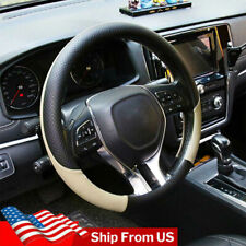 15 Car Accessories Steering Wheel Cover Leather Breathable Anti Slip Universal