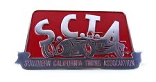 Scta Southern California Timing Association Car Club Plaque - Aluminum 9 X 5