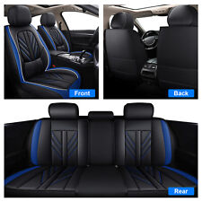 For Nissan Luxury Car Seat Cover 5 Seats Front Rear Full Set Leather Protector