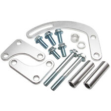 New Aluminum Billet Power Steering Pump Bracket Kit For Chevy Sbc 305 327 350