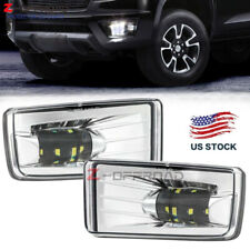 For 2007-2013 Chevy Silverado Avalanche Led Fog Lights Driving Bumper Lamps
